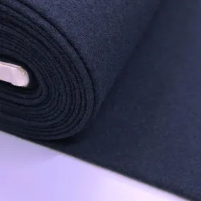 100% Boiled Wool - Navy