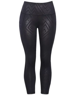 22" inseam 3D Printed Yoga Pants DIAMOND