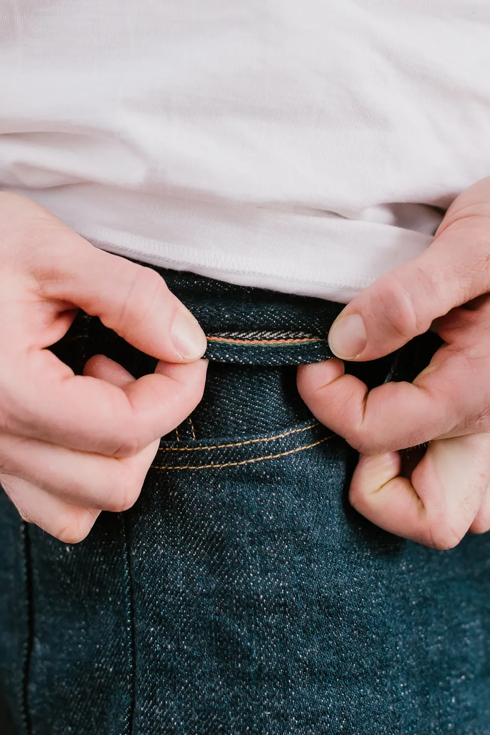 288ZR-KABEG - 20oz "Secret Kabuki Kakishibu Beige" Selvedge Denim - Regular Straight Fit