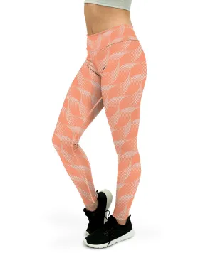 Apricot Wave Yoga Pants