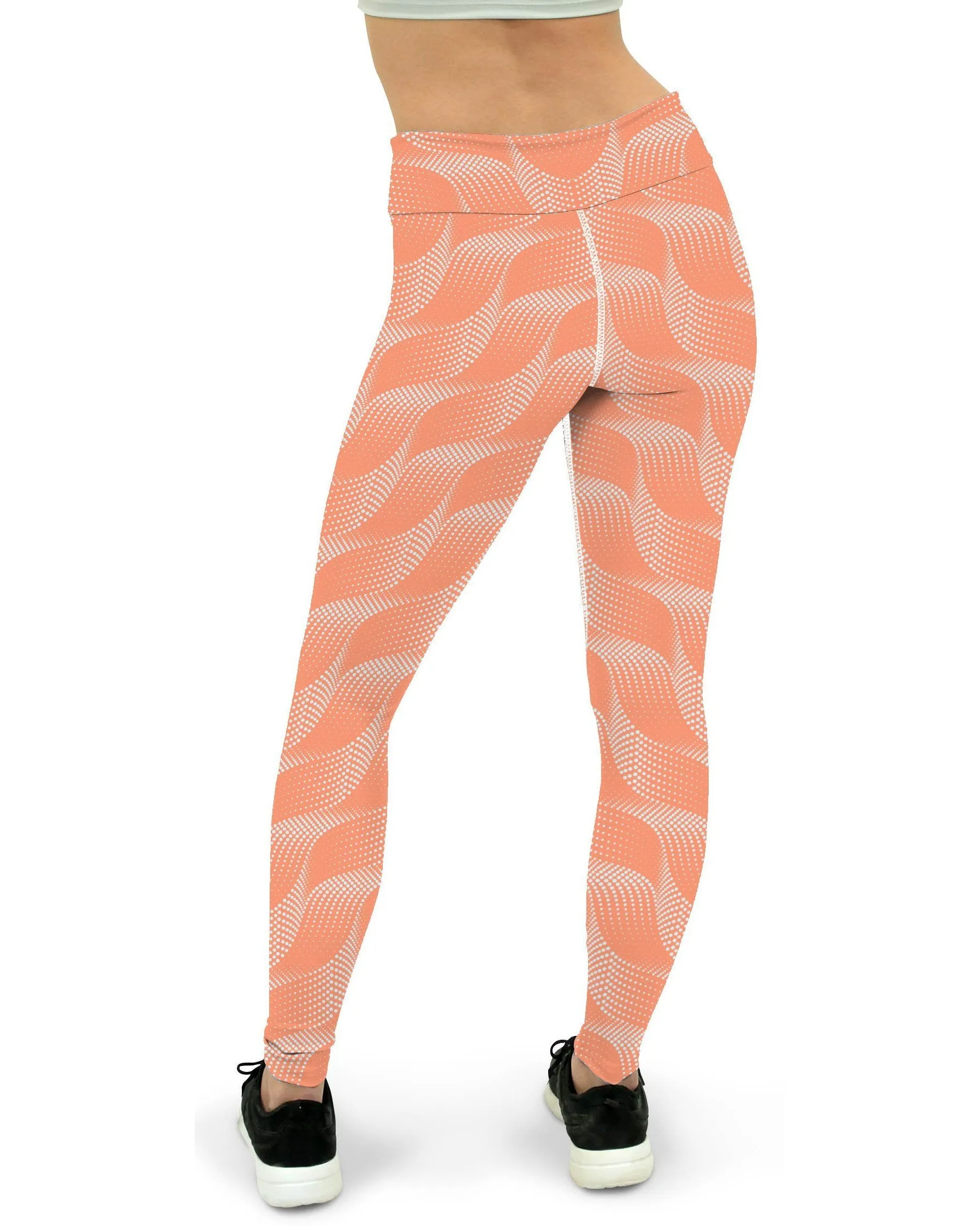 Apricot Wave Yoga Pants