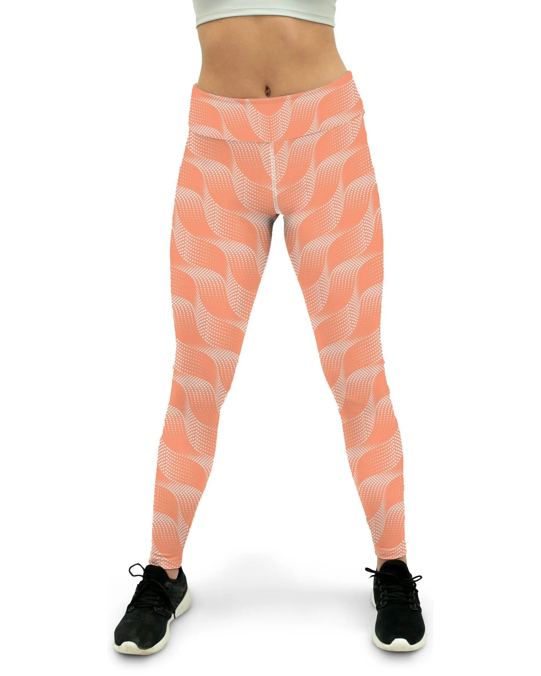 Apricot Wave Yoga Pants