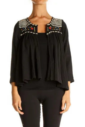 Black Classic Blouse