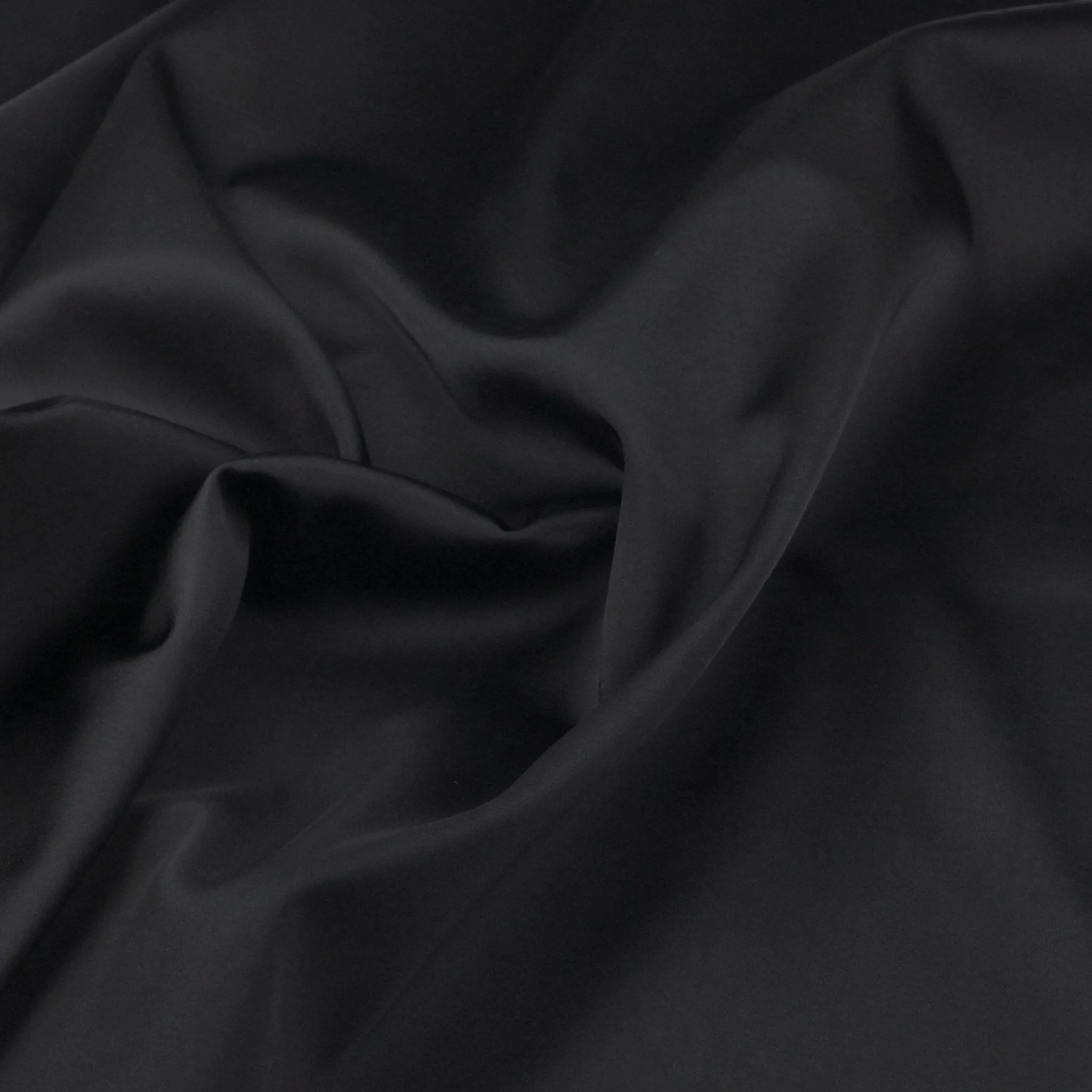 Black Satin Bonded Fabric 98878