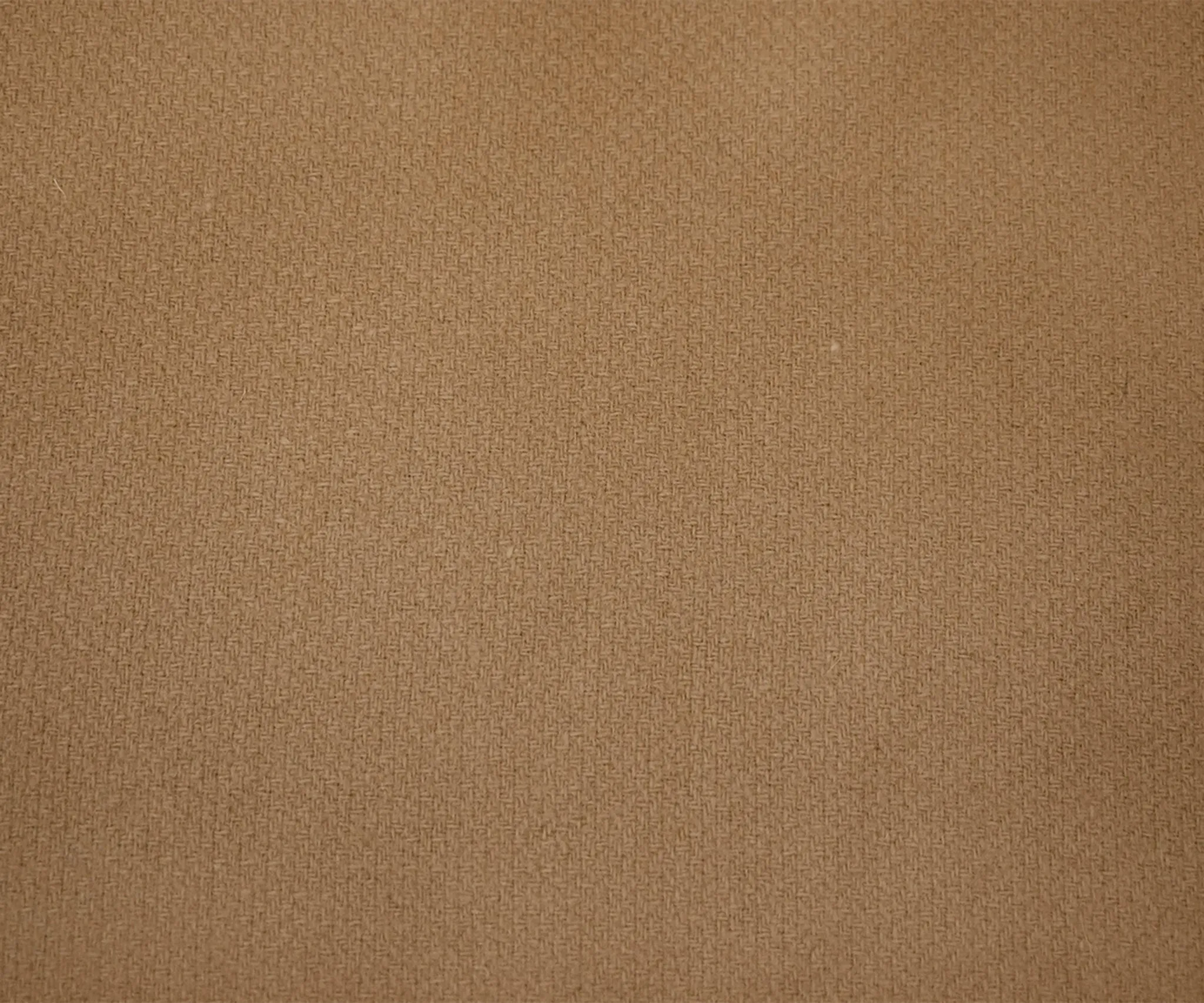 Brown Melton Wool Solid Single Sided Brushed Woven Jacketing Fabric