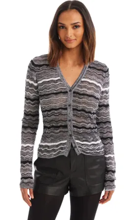 Colleen Cardigan in Black and White