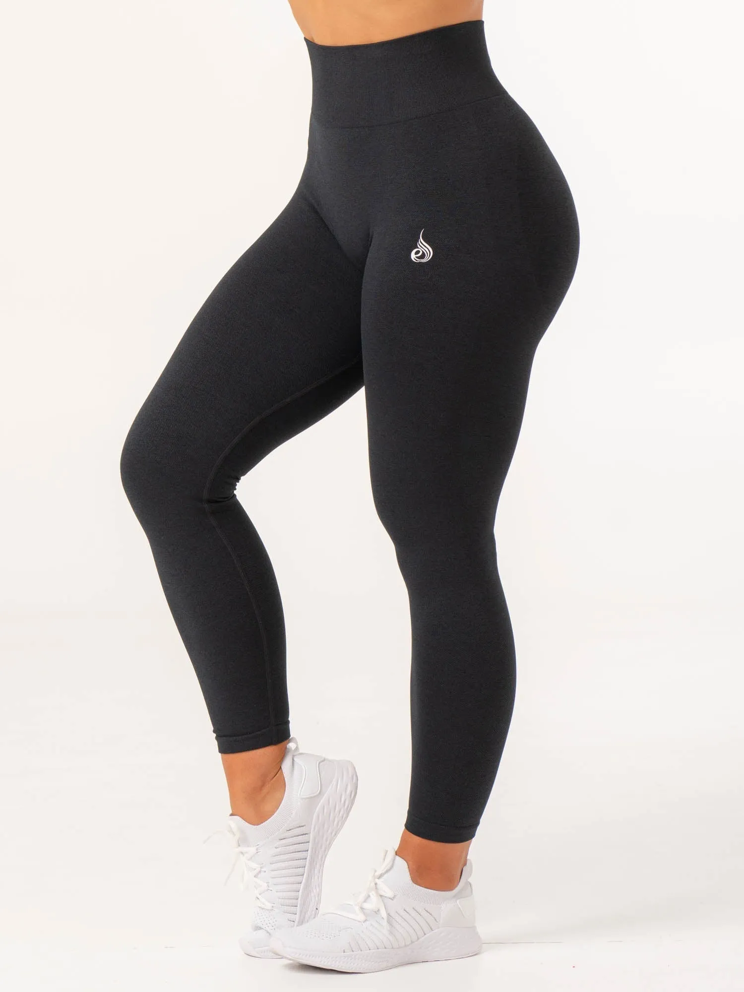 Contour Seamless Leggings - Black Marl