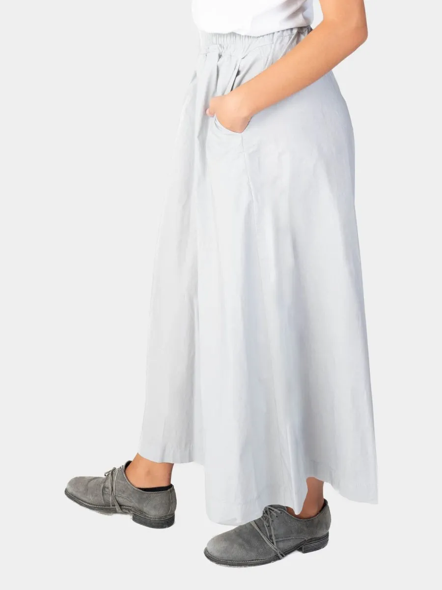 Elastic Waist Cotton Palazzo Pant