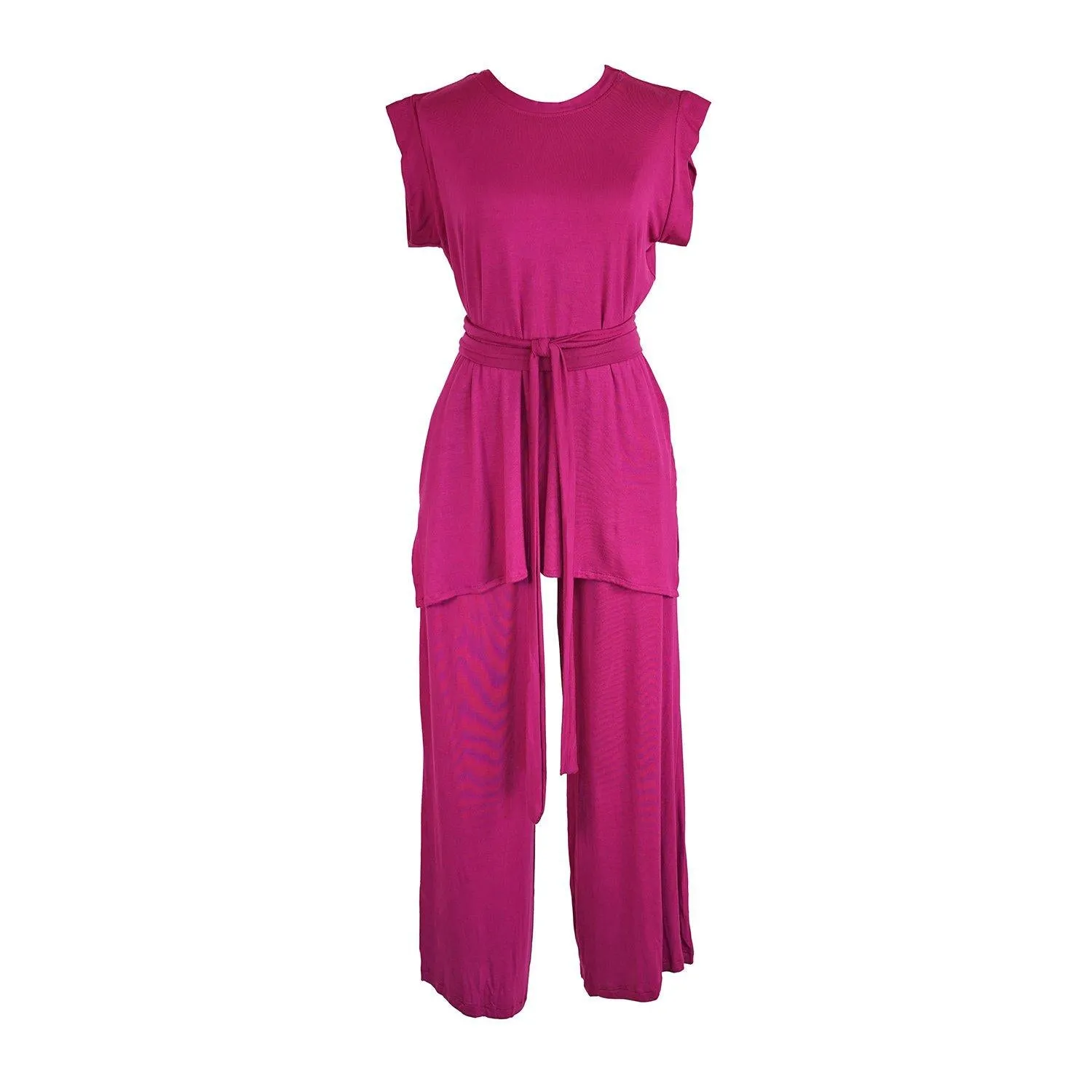 Fuchsia Tunic & Palazzo Pant Set