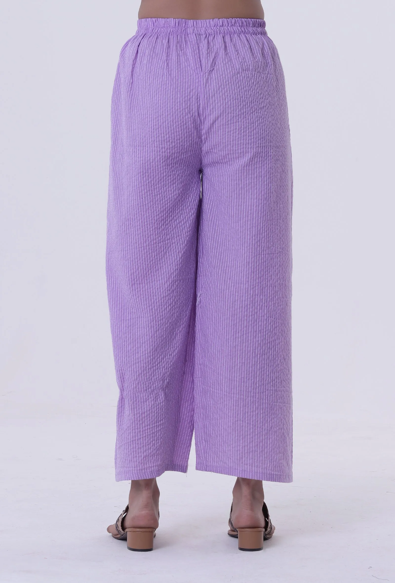 Lavender Cotton Palazzo