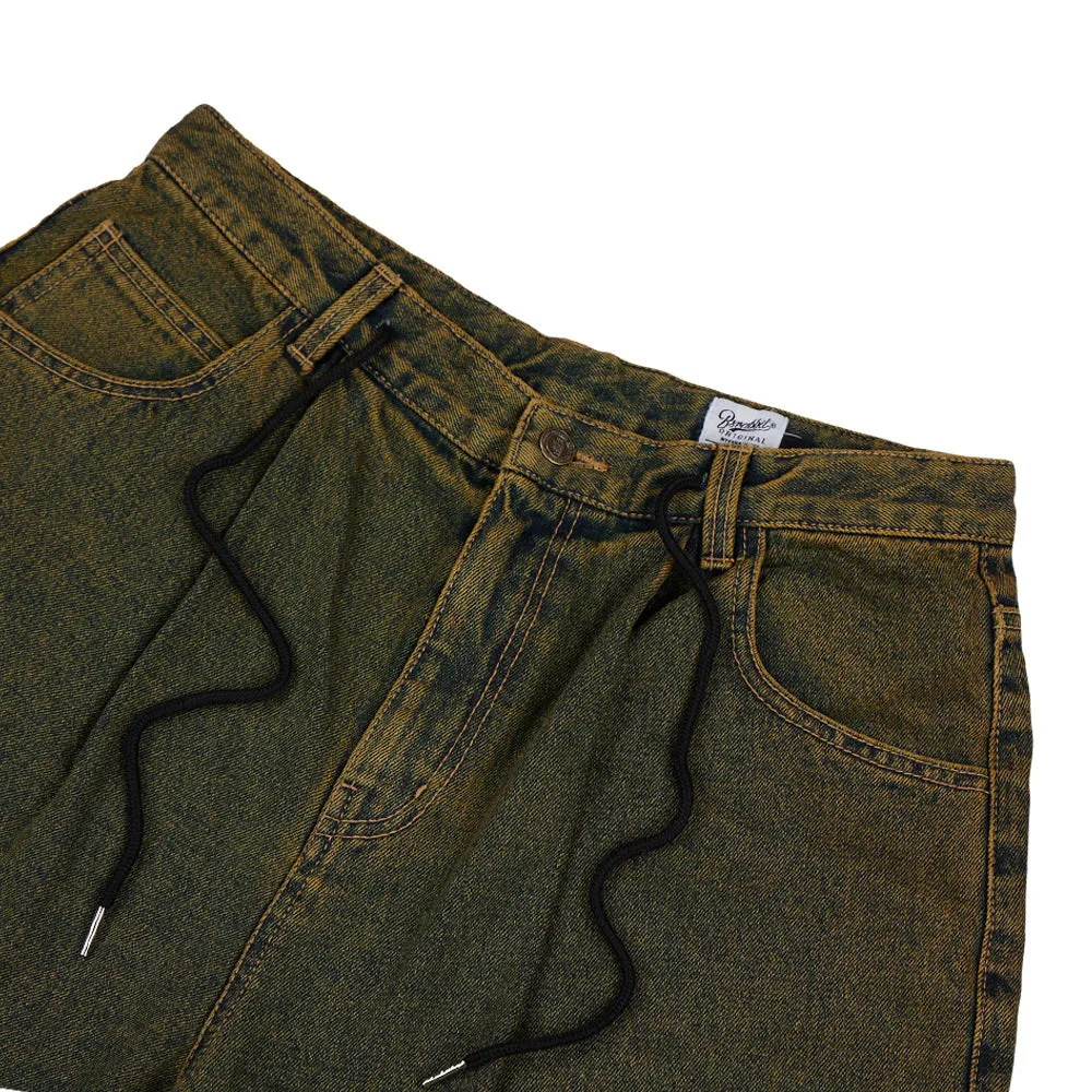 MID90 BAGGY DENIM PANTS VINTAGE YELLOW