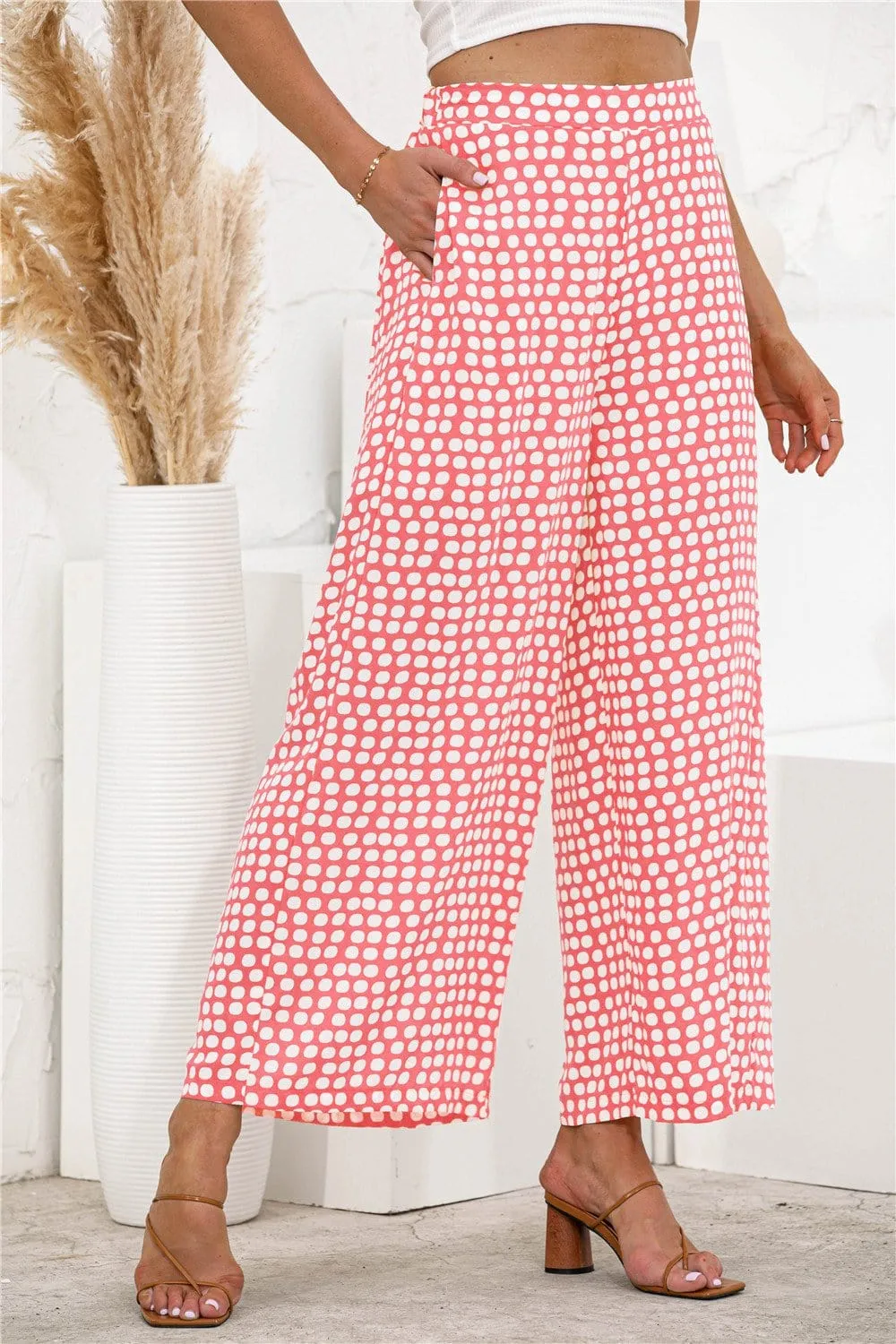 Polka Dot Palazzo Pants