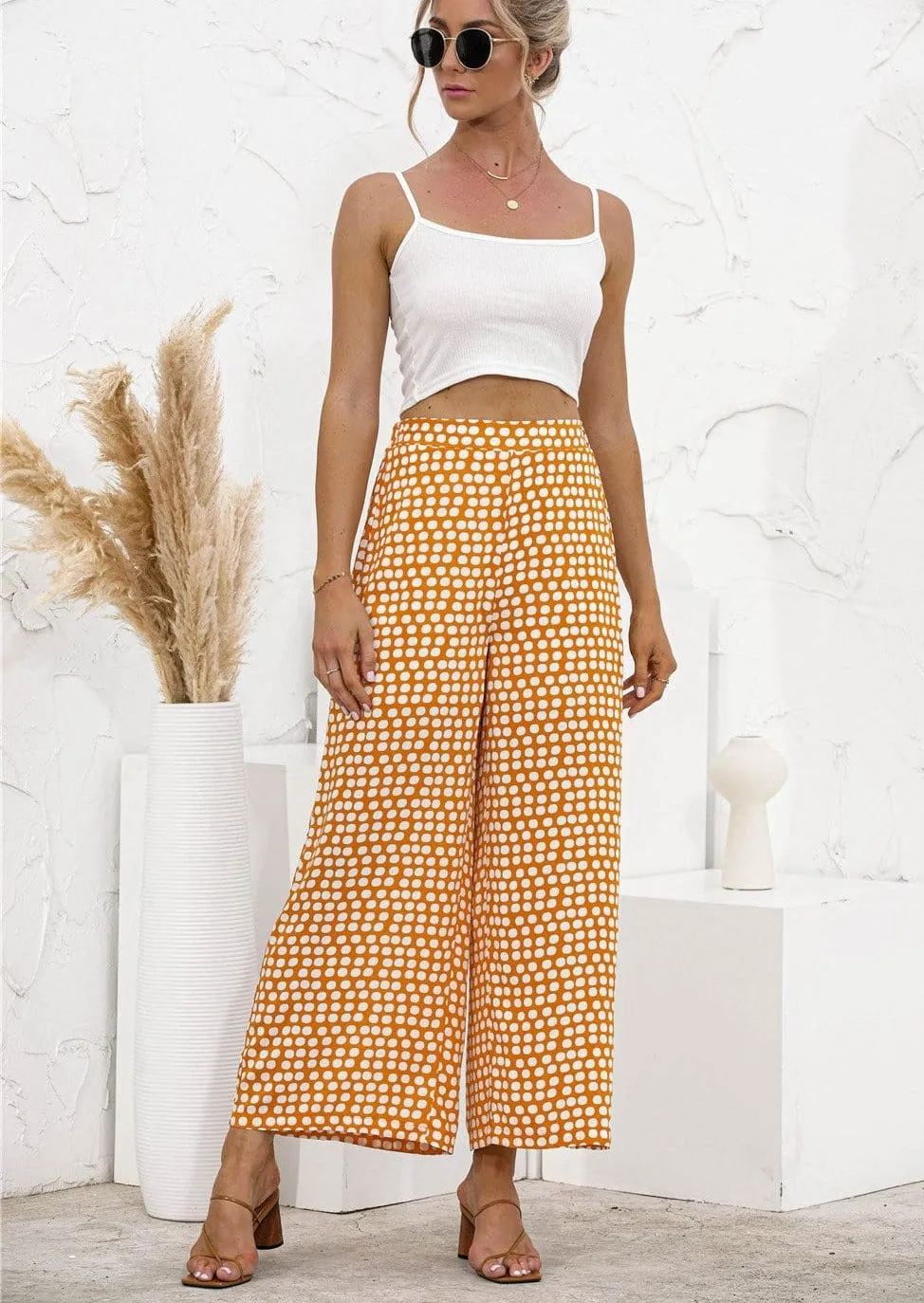 Polka Dot Palazzo Pants