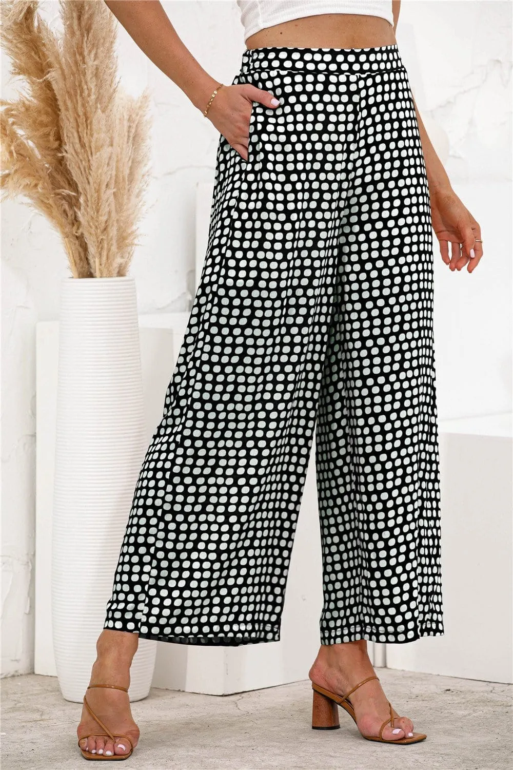 Polka Dot Palazzo Pants