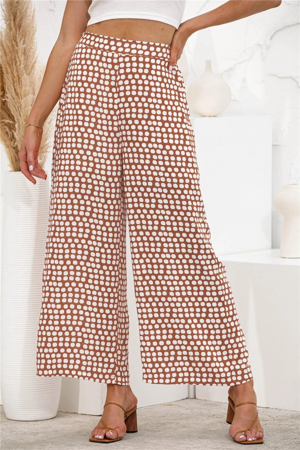 Polka Dot Palazzo Pants