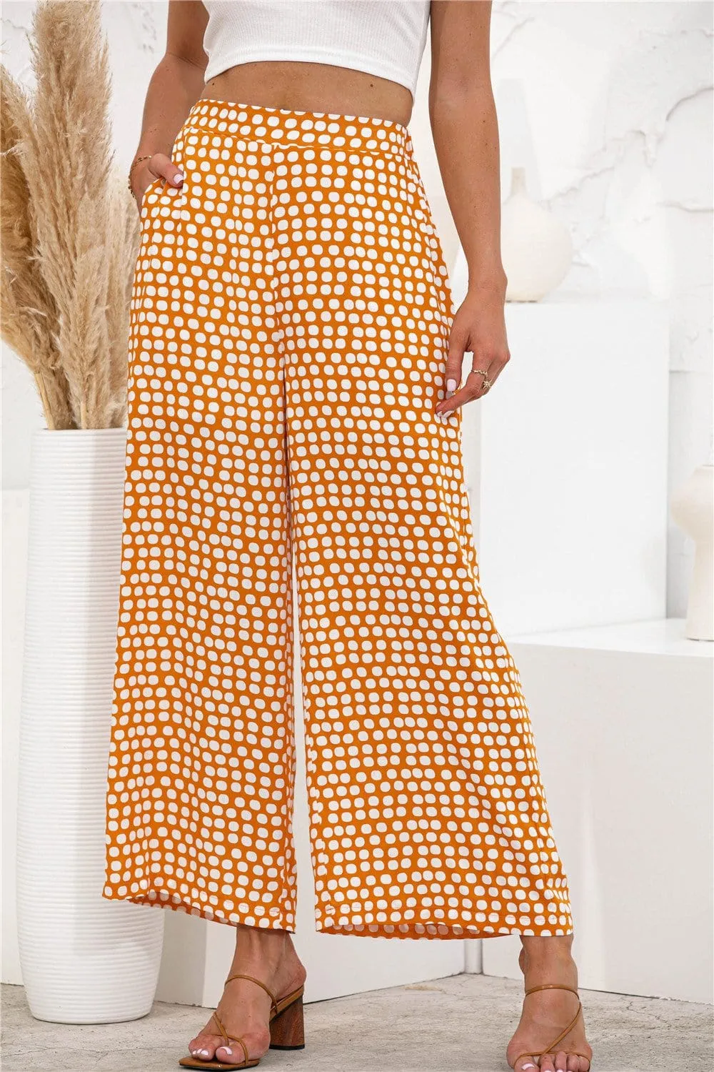 Polka Dot Palazzo Pants