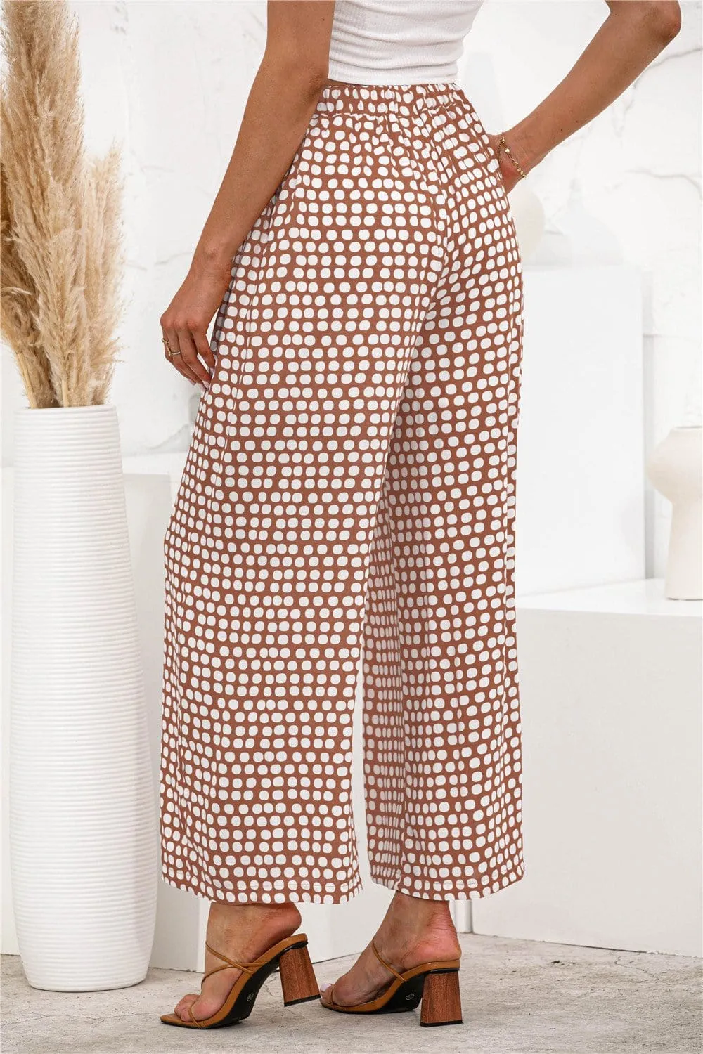 Polka Dot Palazzo Pants