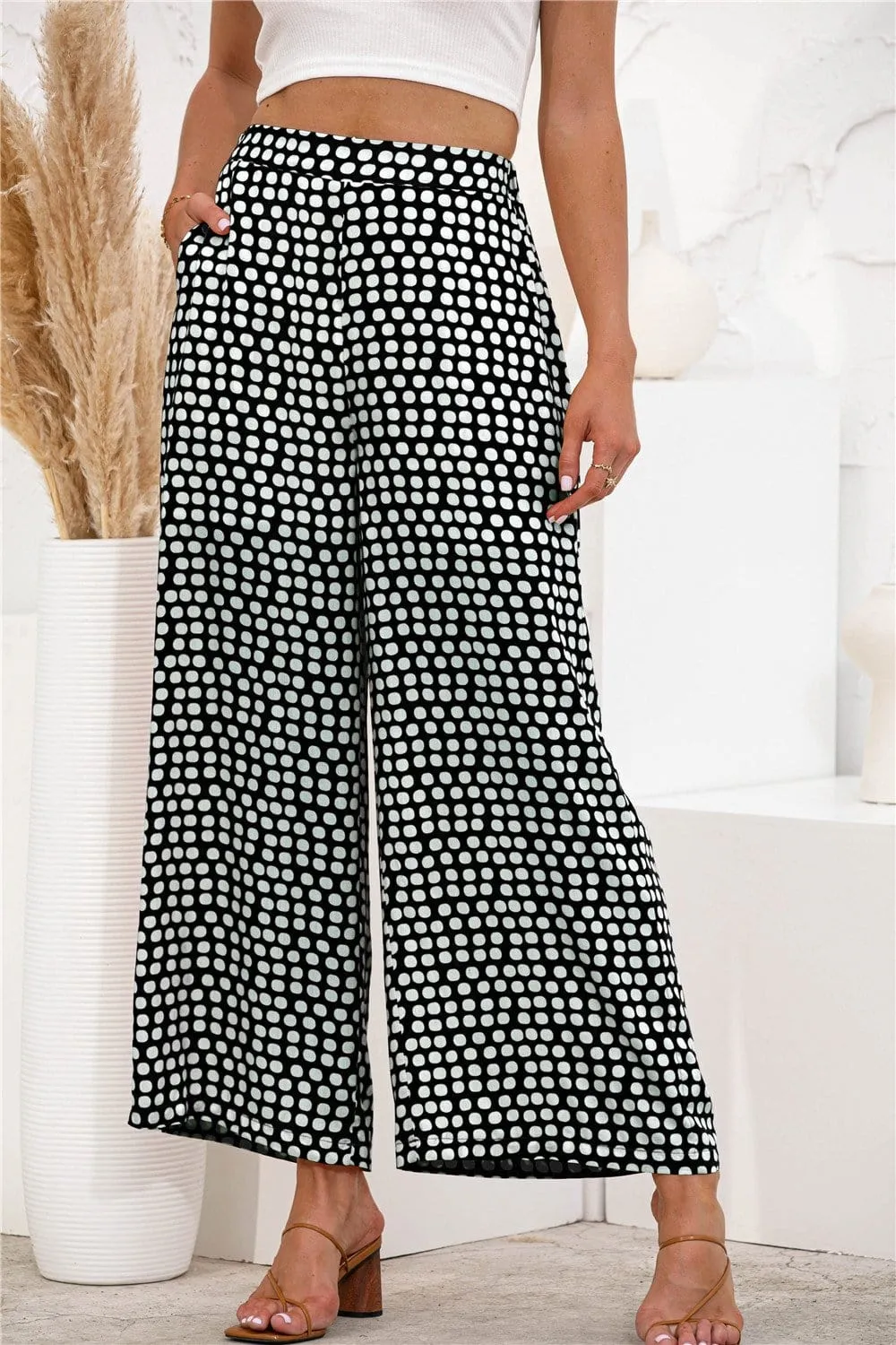 Polka Dot Palazzo Pants