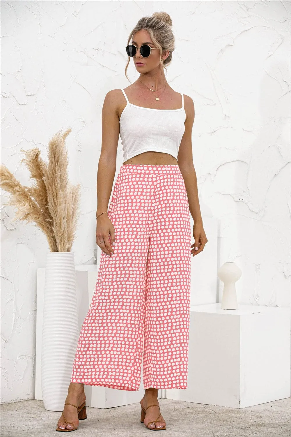 Polka Dot Palazzo Pants