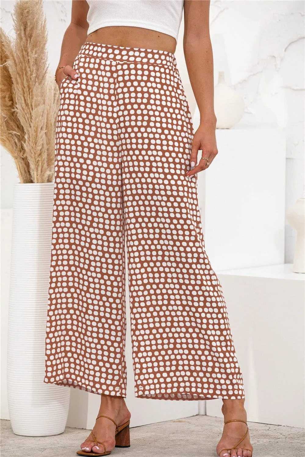 Polka Dot Palazzo Pants