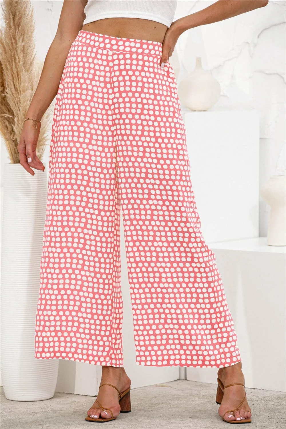 Polka Dot Palazzo Pants