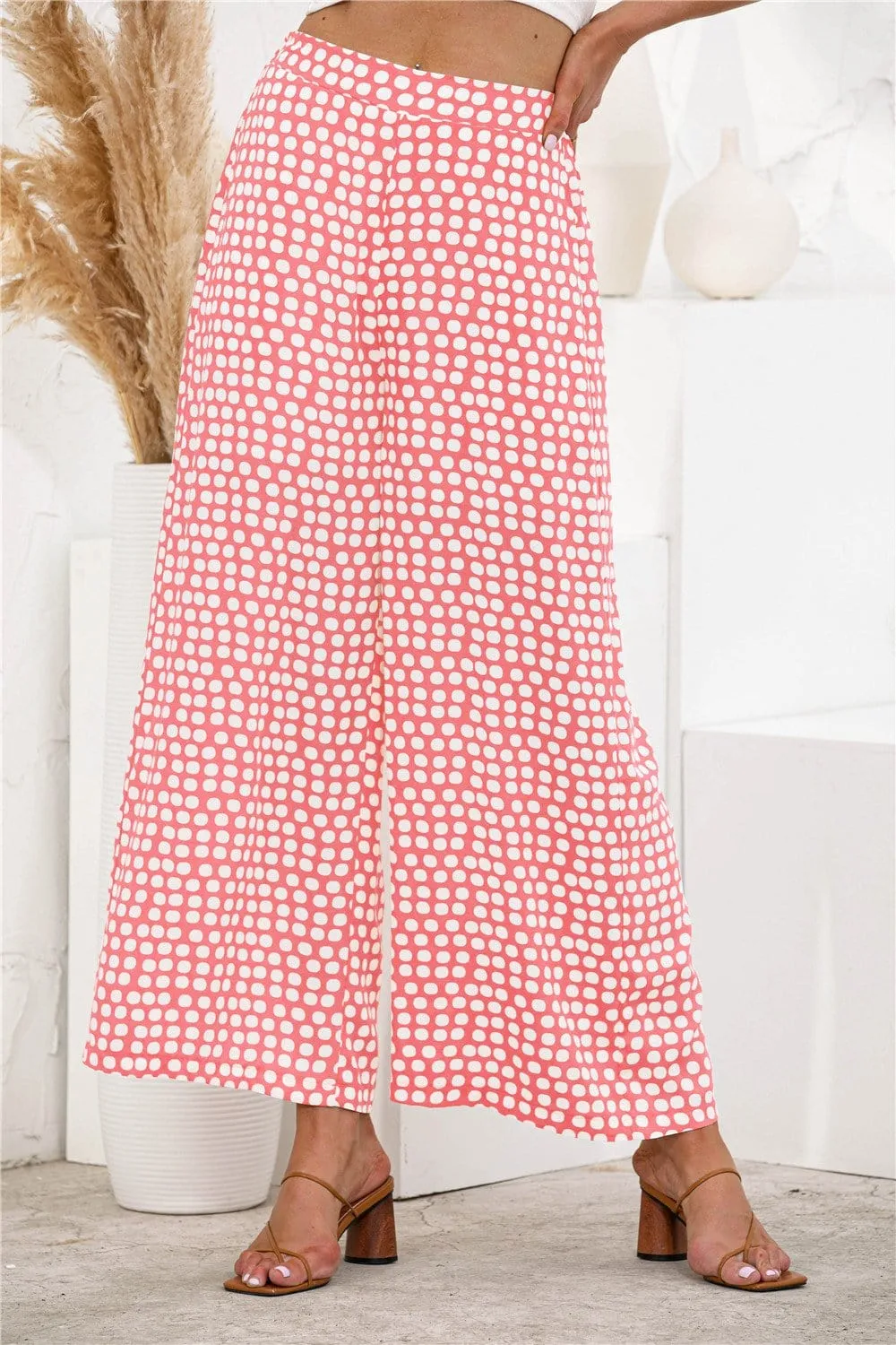 Polka Dot Palazzo Pants