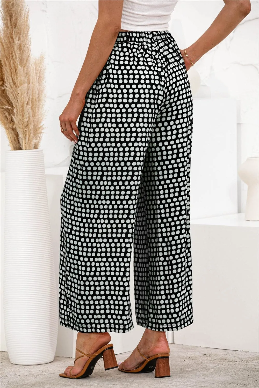 Polka Dot Palazzo Pants