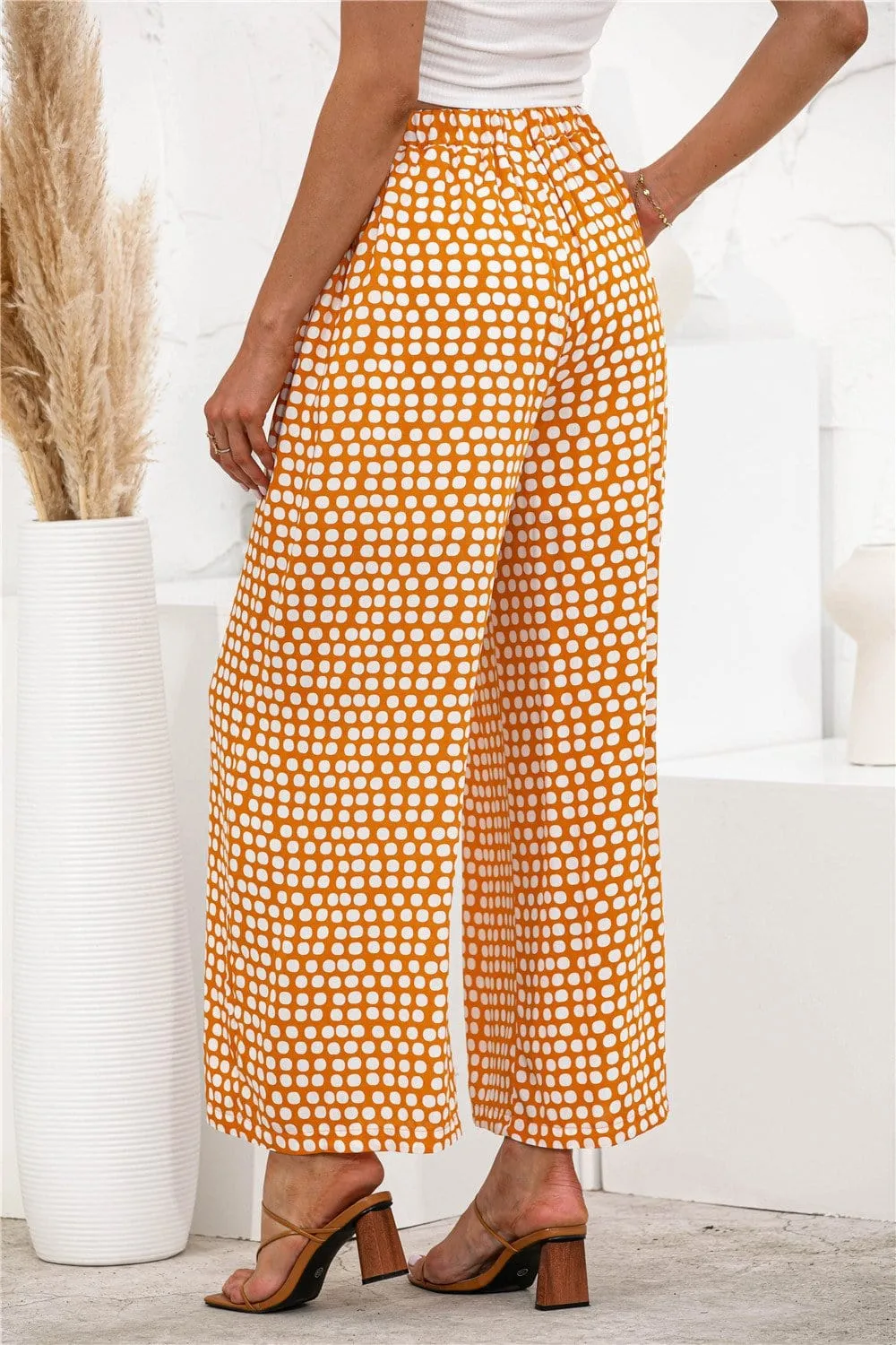 Polka Dot Palazzo Pants