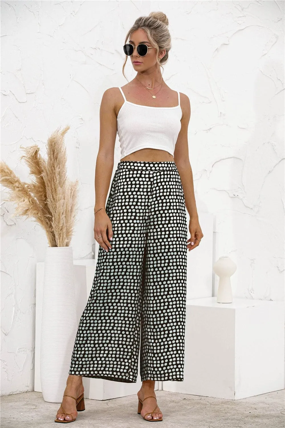 Polka Dot Palazzo Pants