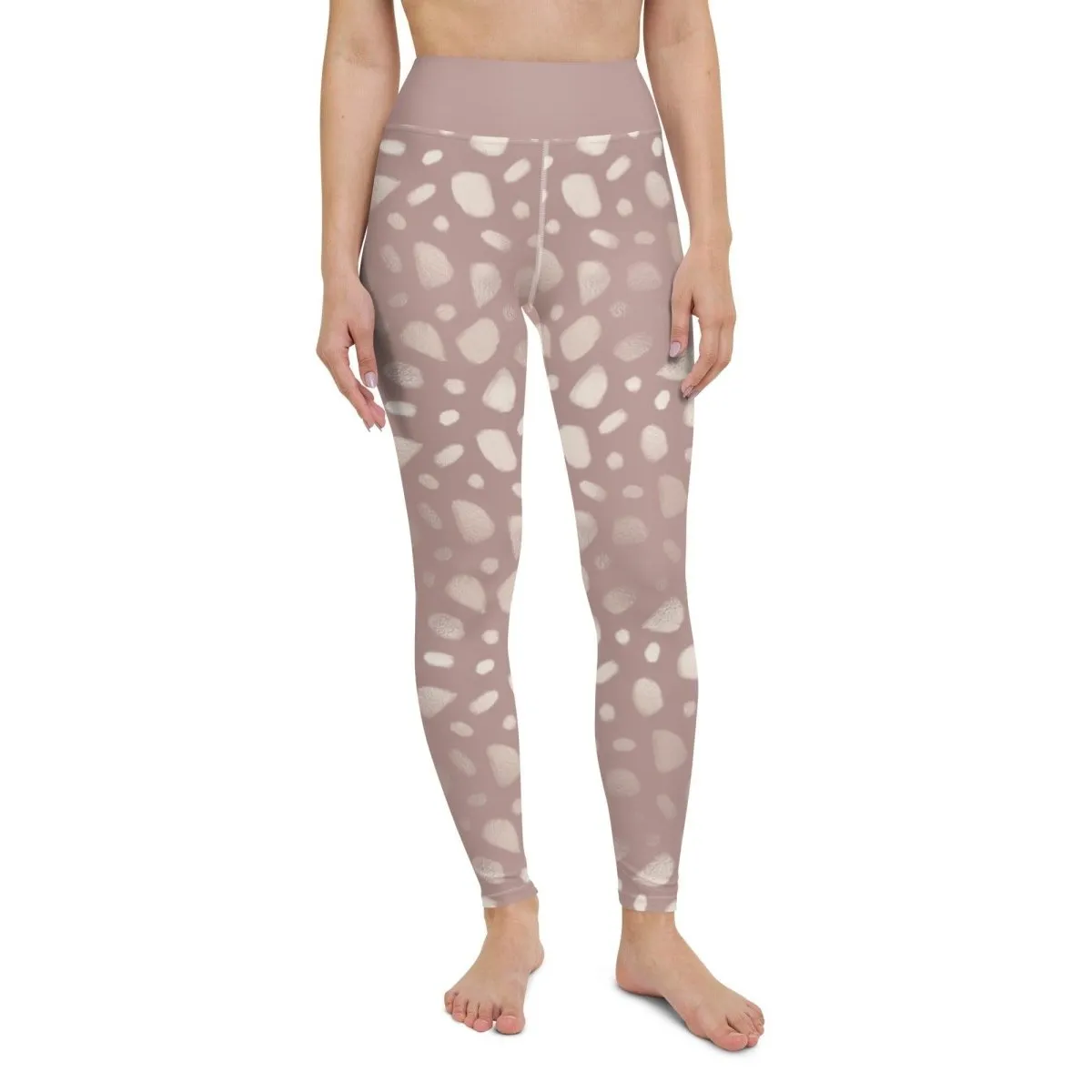 Rose Encounter Women's High-Waisted Yoga Pants