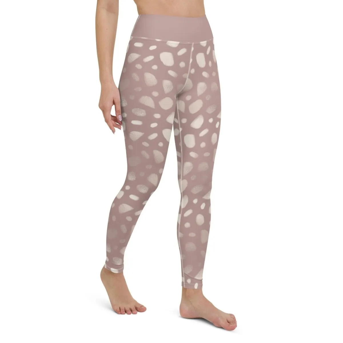 Rose Encounter Women's High-Waisted Yoga Pants