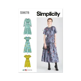 Simplicity Pattern 9678 Misses Dress