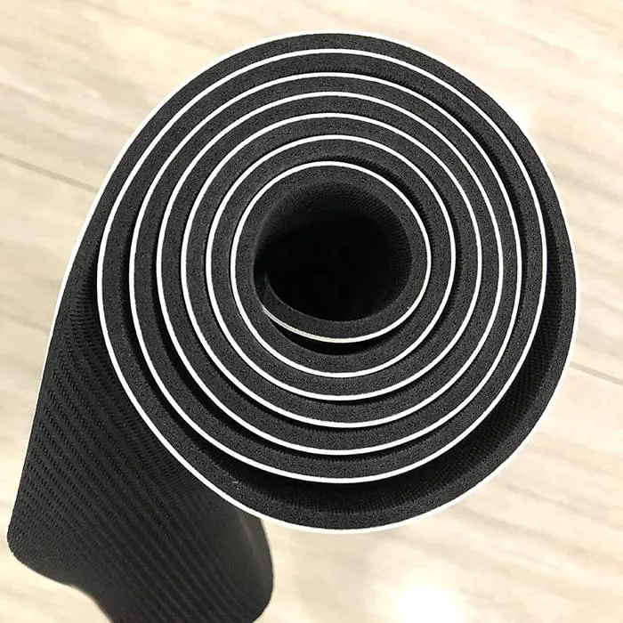 SP-YM5PFP Sportek Yoga Mat PU/ BLACK Rubber