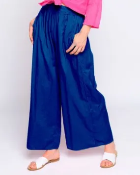 Wash Dyed Pleated Palazzo Pant