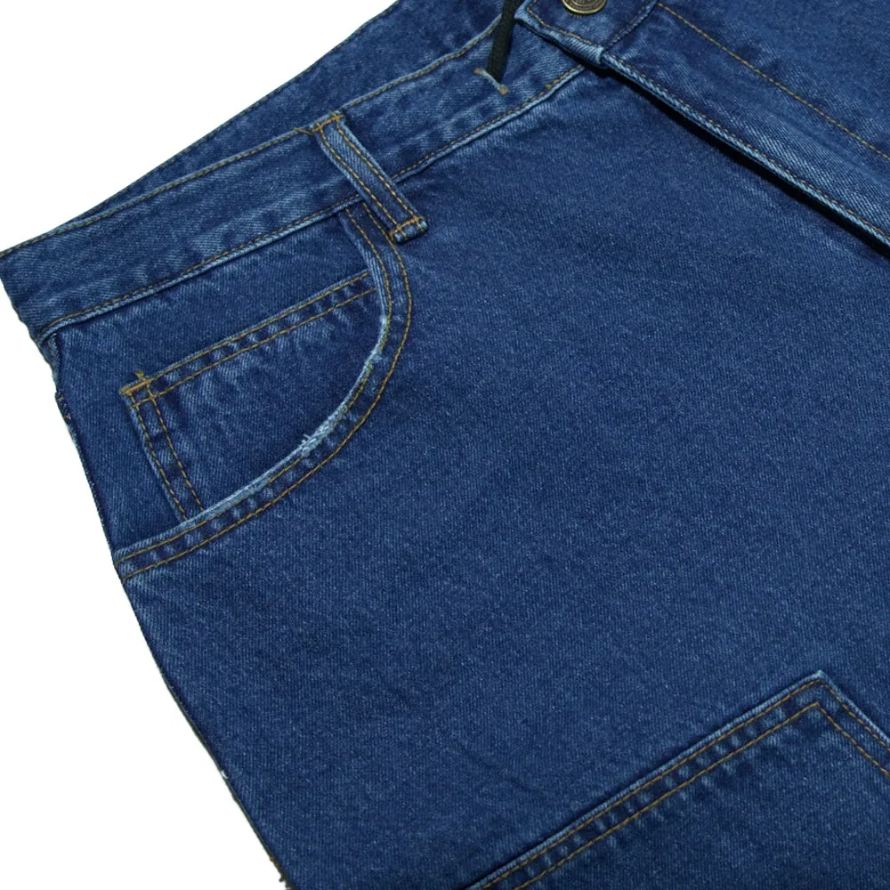 WORK WIDEFIT DENIM PANTS DEEP BLUE