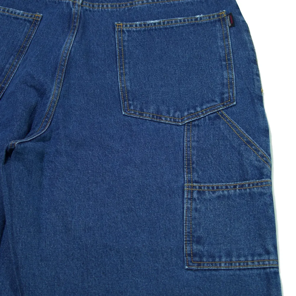 WORK WIDEFIT DENIM PANTS DEEP BLUE