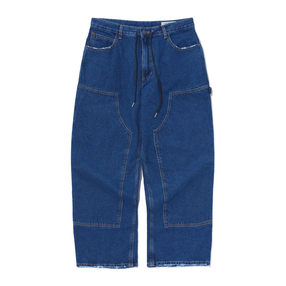 WORK WIDEFIT DENIM PANTS DEEP BLUE