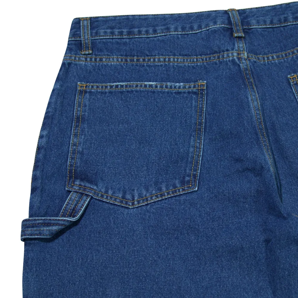 WORK WIDEFIT DENIM PANTS DEEP BLUE