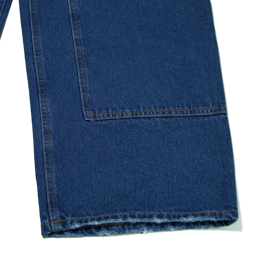 WORK WIDEFIT DENIM PANTS DEEP BLUE