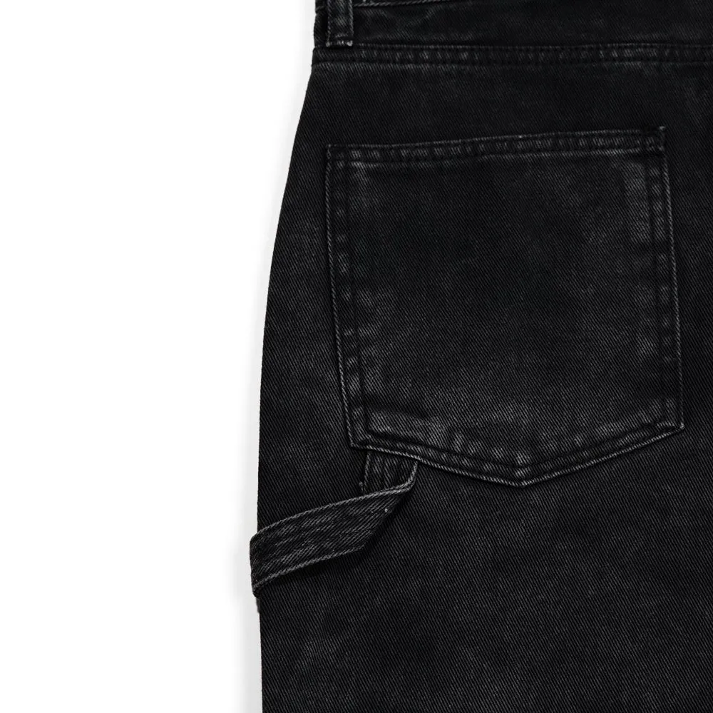 WORK WIDEFIT DENIM PANTS PIGMENT BLACK